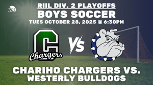 RIIL Div. 2 Preliminary: Boys Varsity Soccer | Chariho Chargers vs. Westerly Bulldogs | October 28, 2025