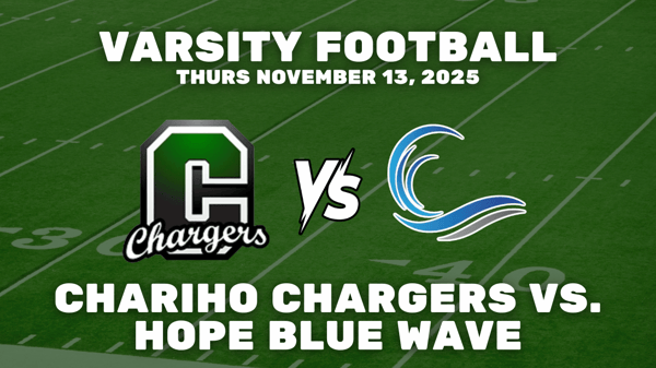 Varsity Football | Chariho Chargers vs. Hope Blue Wave | November 13, 2025