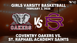 Coventry Girls Basketball vs St. Raphael Academy, 02-02-2026