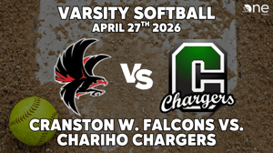 Cranston West Softball vs Chariho, 04-27-2026