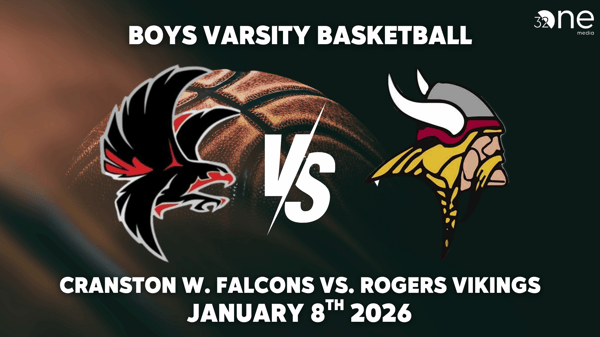 Cranston West Boys Basketball vs Rogers, 01-08-2026