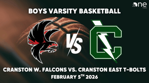 Cranston West Boys Basketball vs Cranston East, 02-05-2026
