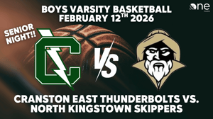 Cranston East Boys Basketball vs North Kingstown, 02-12-2026
