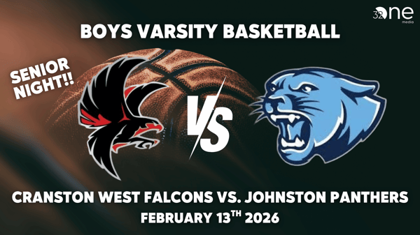 Cranston West Boys Basketball vs Johnston, 02-13-2026