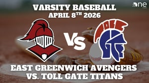 East Greenwich Baseball vs. Toll Gate, April 8, 2026