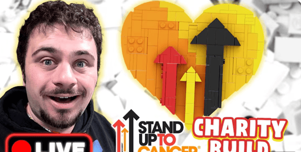 🔴 LEGO Stand Up to Cancer Charity Build!