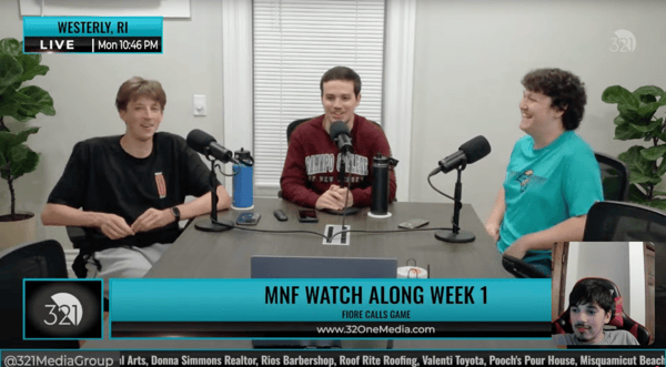 MNF Week 1 WATCH ALONG | Fiore Calls Game