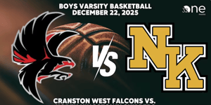 Boys Varsity Basketball | Cranston West Falcons vs. North Kingstown Skippers | December 22, 2025