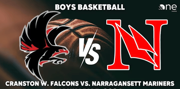 Cranston West Boys Basketball vs Narragansett, 01-05-2026