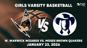 West Warwick Girls Basketball vs Moses Brown, 01-23-2026