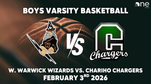 West Warwick Boys Basketball vs Chariho, 02-03-2026