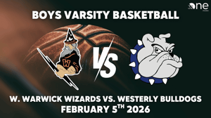 West Warwick Boys Basketball vs Westerly, 02-05-2026