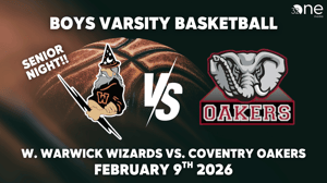 West Warwick Boys Basketball vs Coventry, 02-09-2026