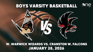 West Warwick Boys Basketball vs Cranston West, 01-28-2026