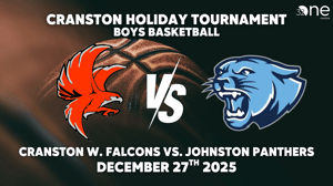 Boys Basketball | Cranston West Falcons vs. Johnston Panthers | December 27, 2025