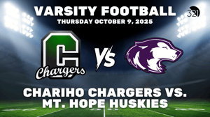 Varsity Football | Chariho Chargers vs. Mt. Hope Huskies | October 9, 2025